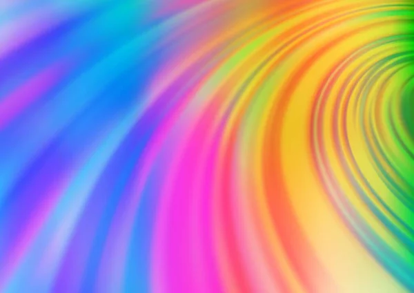 Абстрактные Красочные Волны Векторная Иллюстрация Шаблон Копирования Пространства — стоковый вектор