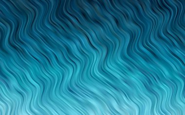 Farklı şekil ve renklerdeki bulanık dalga çizgileri. Gradyanı olan belirsiz soyut bir illüstrasyon.