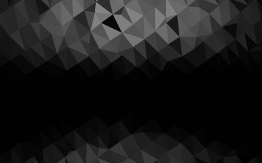 Çizgileri ve üçgenleri olan vektörsüz bir düzen. Soyut arkaplanda renkli eğimli üçgenler