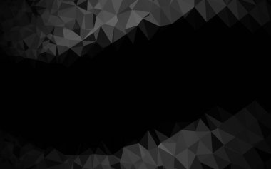 Çizgileri ve üçgenleri olan vektörsüz bir düzen. Soyut arkaplanda renkli eğimli üçgenler