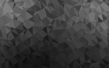 Çizgileri ve üçgenleri olan vektörsüz bir düzen. Soyut arkaplanda renkli eğimli üçgenler