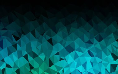 Çizgileri ve üçgenleri olan vektörsüz bir düzen. Soyut arkaplanda renkli eğimli üçgenler