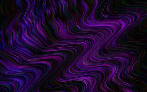 Farklı şekil ve renklerdeki bulanık dalga çizgileri. Gradyanı olan belirsiz soyut bir illüstrasyon.