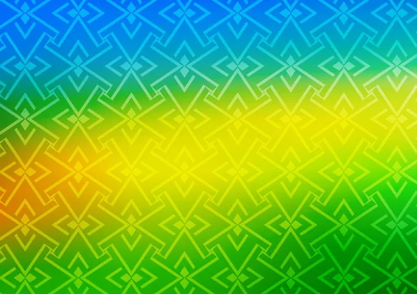 Abstract Kleurrijke Lijnen Golven Vector Illustratie Patroon Voor Kopieerruimte — Stockvector