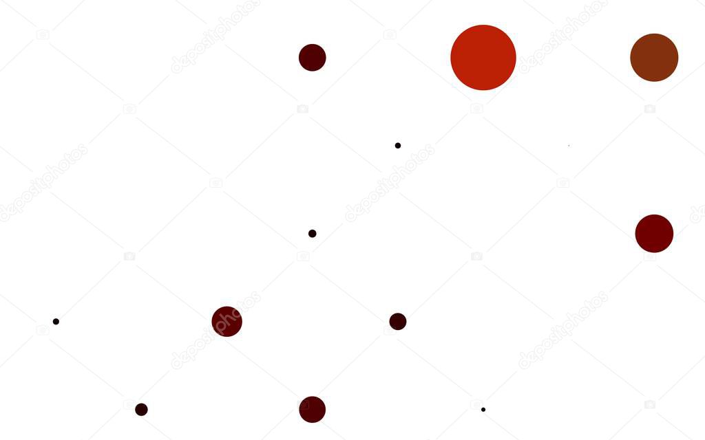 vector backdrop with dots. Illustration with set abstract circles. Pattern for websites