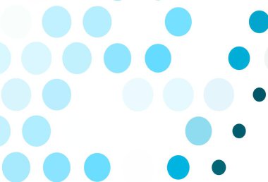 Kabarcıklı hafif BLUE vektör arkaplanı. Soyut arka planda bulanık kabarcıklar ve renkli gradyan. Marka kitabın için tamamen yeni bir şablon.