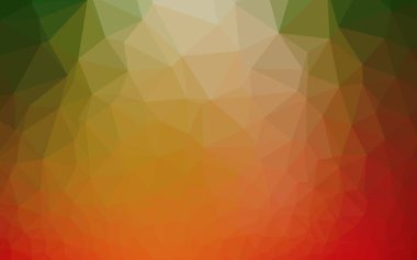 Çizgileri ve üçgenleri olan vektörsüz bir düzen. Soyut arkaplanda renkli eğimli üçgenler