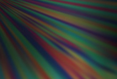 Koyu Gümüş, tekrarlanan çubuklarla gri vektör şablonu. Bulanık arkaplanda gradyanı olan çizgiler. TV reklamları için arkaplan.