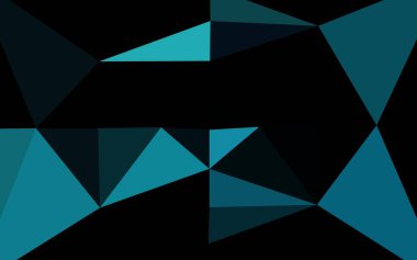 Çizgileri ve üçgenleri olan vektörsüz bir düzen. Soyut arkaplanda renkli eğimli üçgenler