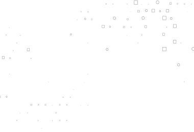 Açık gümüş, lekeli gri vektör şablonu, dikdörtgenler. Daireleri olan renkli bir eğim, soyut arkaplanda dikdörtgenler. İş reklamları için tasarım.