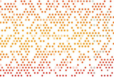 Dairesel şekilli hafif turuncu vektör düzeni. Bulanık yağmur damlaları olan soyut bir çizim. Marka kitabınız için şablon.