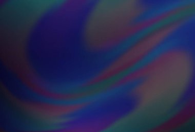 Koyu mavi vektör parlak şablonu soyutlar. Eğilimli zarif, parlak bir çizim. Marka kitabınız için yeni biçim tasarımı.