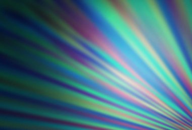 Düz çizgileri olan hafif Mavili vektör arkaplanı. Renkli çubuklarla gösterişli soyut çizimler. İş broşürleri, broşürler için desen.