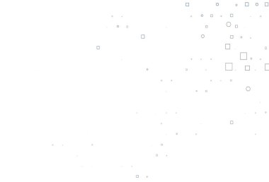 Açık siyah vektör arkaplanı, noktalı, noktalı, küplü. Renkli daireleri, dikdörtgenleri olan soyut çizimler. Suyun deseni, yağmur damlaları.