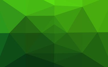 Çizgileri ve üçgenleri olan vektörsüz bir düzen. Soyut arkaplanda renkli eğimli üçgenler