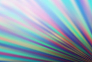 Uzun çizgileri olan açık mavi vektör arkaplanı. Sopalı modern geometrik soyut çizim. TV reklamları için arkaplan.