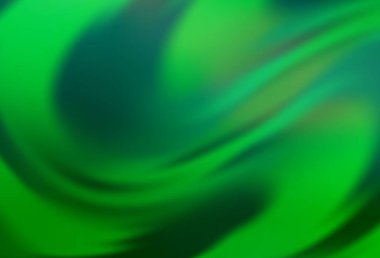 Açık yeşil vektör renkli bulanık arkaplan. Gradyan tasarımlı, soyut, ışıltılı çizimler. İşiniz için en iyi bulanık tasarım..