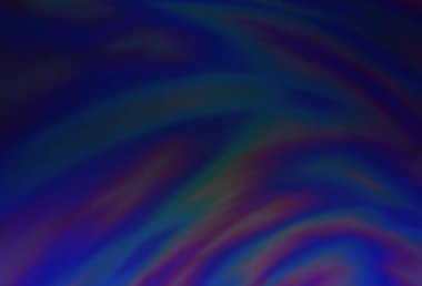 Koyu mavi vektör modern zarif düzen. Gradyan tasarımlı, soyut, ışıltılı çizimler. Marka kitabı için zarif bir arkaplan.