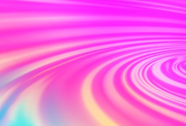 Lav şekilli açık pembe vektör şablonu. Bulanık geometrik örnek ve eğimli kabarcıklar. Cep telefonu geçmişinin şablonu.