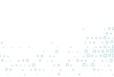 Leke ve dikdörtgenli hafif BLUE vektör şablonu. Renkli daireler, dikdörtgenler ile soyut arkaplan. Marka kitabınız için şablon.