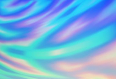 Açık mavi, yeşil vektör bulanık arkaplan. Renkli soyut çizimler ve gradyan. Tasarımlar için arka plan.