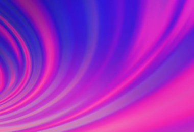 Açık pembe, lav şekilli mavi vektör deseni. Mermer şeklinde parlak eğri çizimler. İş tasarımınız için mermer biçimi.