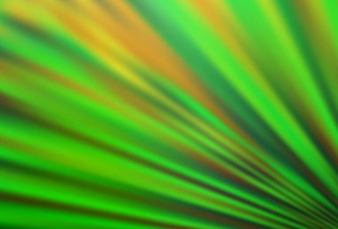 Uzun çizgileri olan açık yeşil vektör arkaplanı. Bulanık dekoratif tasarım basit bir şekilde çizgilerle. Reklamınız, posteriniz, afişiniz için en iyi tasarım.