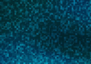 Çokgen biçiminde hafif BLUE vektör kapağı. Dikdörtgenleri ve kareleri olan güzel bir çizim. Web siteleri için şablon kullanılabilir.