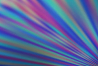 Tekrarlanan çubuklarla hafif BLUE vektör şablonu. Bulanık arkaplanda gradyanı olan çizgiler. TV reklamları için arkaplan.