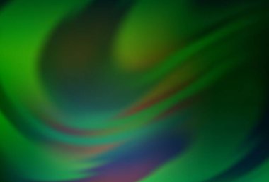 Açık yeşil vektör arkaplanı bulanıklaştırdı. Parlak renkli bir illüstrasyon. Tasarımının yeni yolu.