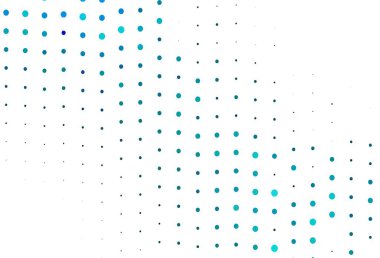 Açık mavi, noktalı yeşil vektör arkaplanı. Bulanık yağmur damlaları olan soyut bir çizim. Marka kitabın için tamamen yeni bir şablon.