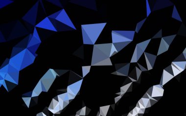 Çizgileri ve üçgenleri olan vektörsüz bir düzen. Soyut arkaplanda renkli eğimli üçgenler