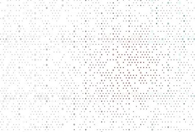 Dairesel şekilli açık kırmızı vektör düzeni. Doğa tarzında bulanık halkaları olan güzel renkli çizimler. Marka kitabınız için şablon.