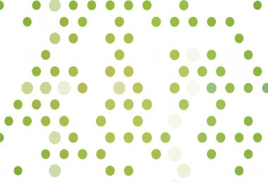 Açık yeşil, benekli sarı vektör kapağı. Doğa tarzında bulanık halkaları olan güzel renkli çizimler. İş reklamları için tasarım.