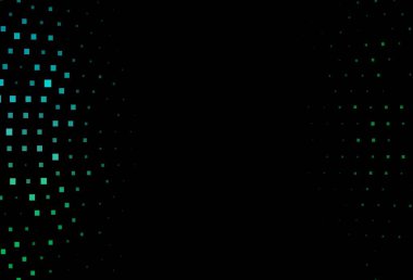 Koyu mavi, dikdörtgen biçiminde yeşil vektör dokusu. Renkli dikdörtgenleri olan bir resim. İniş sayfası için modern şablon.