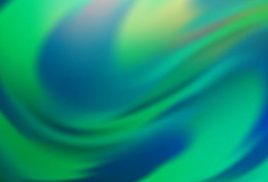 Açık yeşil vektör arkaplanı bulanıklaştırdı. Parlak renkli bir illüstrasyon. Tasarımının yeni yolu.