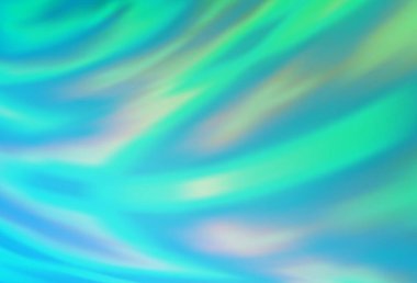 Açık mavi, yeşil vektör soyut parlak şablonu bulanıklaştırdı. Soyut renkli gradyan çizimi. Marka kitabı için zarif bir arkaplan.