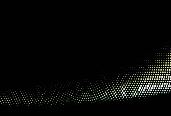 Темно Зеленая Желтая Векторная Обложка Полигональном Стиле Прямоугольники Абстрактном Фоне — стоковый вектор