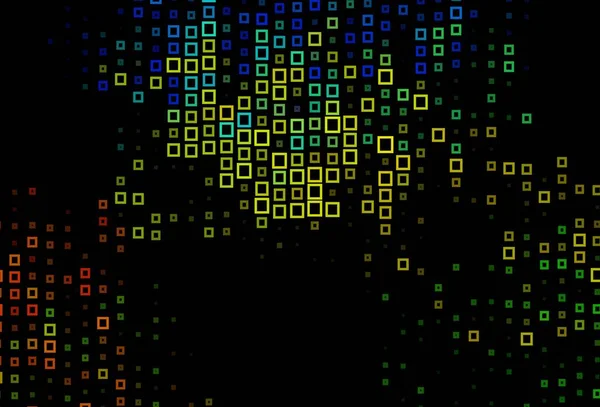 Σκούρο Μπλε Κίτρινο Διάνυσμα Φόντο Ορθογώνια Glitter Αφηρημένη Εικόνα Ορθογώνια — Διανυσματικό Αρχείο