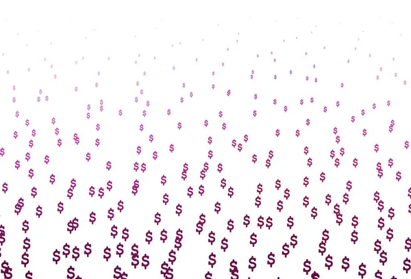 Finansal sembollü açık pembe vektör dokusu. Beyaz arka planda tüm para birimlerinin renkli sembolleri. Bu model finansal ve yatırım web siteleri için kullanılabilir.