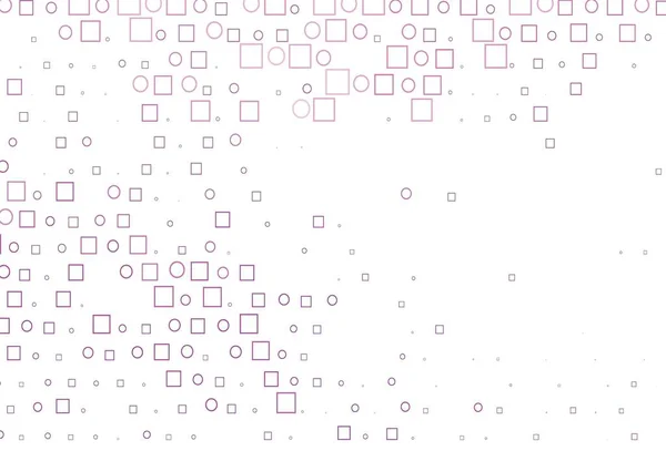 Light Purple Vector Backdrop Dots Spots Cubes Illustration Set Shining — Stock Vector
