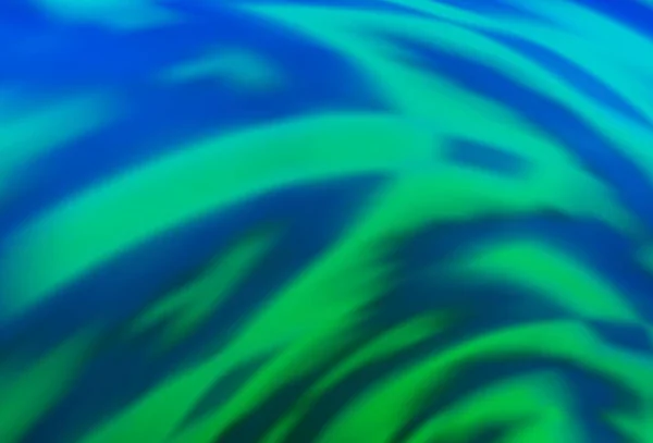 Ανοιχτό Μπλε Πράσινο Διάνυσμα Θολό Φωτεινό Πρότυπο Σύγχρονη Αφηρημένη Απεικόνιση — Διανυσματικό Αρχείο