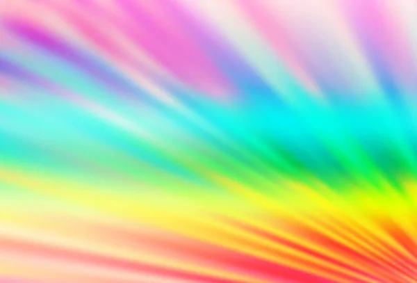 浅色多色 彩虹矢量背景与长线 用彩色的木棍把抽象画得光彩夺目 横幅图案 — 图库矢量图片