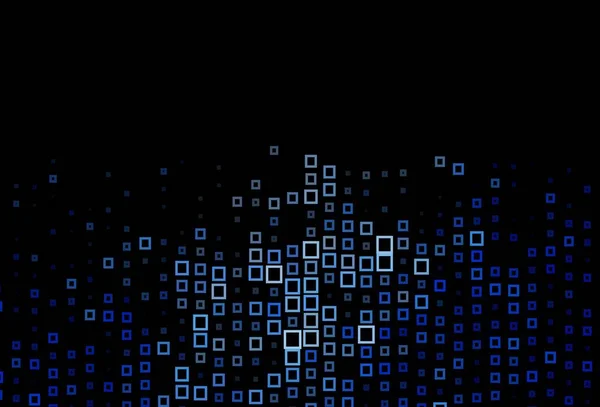 Σκούρο Μπλε Διανυσματικό Μοτίβο Τετράγωνο Στυλ Ορθογώνια Αφηρημένο Φόντο Πολύχρωμη — Διανυσματικό Αρχείο