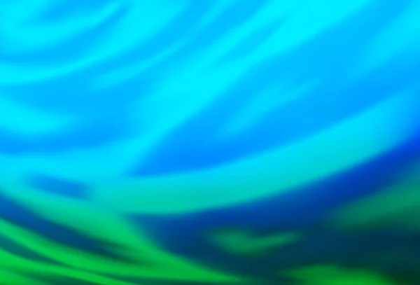 Açık Mavi Yeşil Vektör Renkli Bulanık Arkaplan Parlak Renkli Bir — Stok Vektör