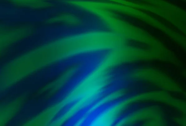 Azul Oscuro Verde Vector Abstracto Fondo Borroso Una Ilustración Color — Vector de stock