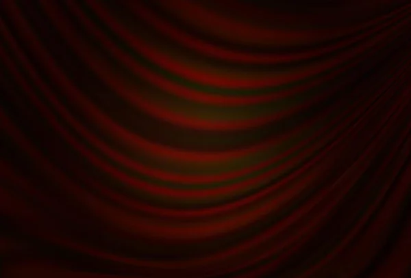 Темно Красный Векторный Рисунок Изогнутыми Кругами Расплывчатая Абстрактная Иллюстрация Градиентом — стоковый вектор