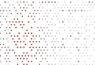 Kabarcıklı açık kırmızı vektör arka planı. Soyut arka planda bulanık kabarcıklar ve renkli gradyan. Marka kitabın için tamamen yeni bir şablon.