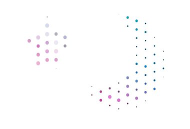 Açık mavi, daire şekilli kırmızı vektör düzeni. Renkli su damlaları olan modern soyut çizimler. Marka kitabın için tamamen yeni bir şablon.