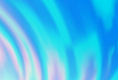 Bükülmüş çizgileri olan hafif BLUE vektör şablonu. Bulanık geometrik örnek ve eğimli kabarcıklar. İş tasarımınız için tamamen yeni bir şablon.